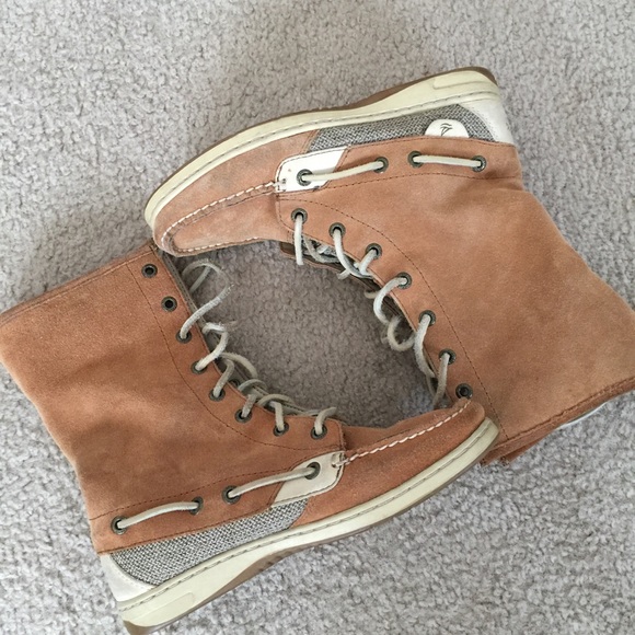 sperry suede boots
